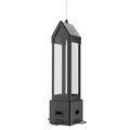 Natures Way Wild Bird 31 qt cap Metal Squirrel Shield Choice Lantern Bird Feeder 4 ports SPLAN-2